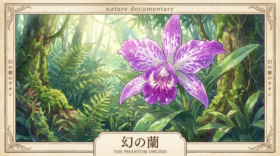 小小绘稀有兰花植物视频教程