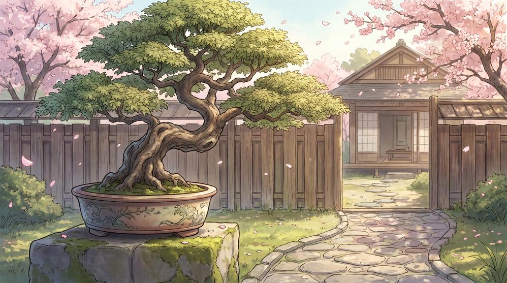 小小绘盆景植物视频制作